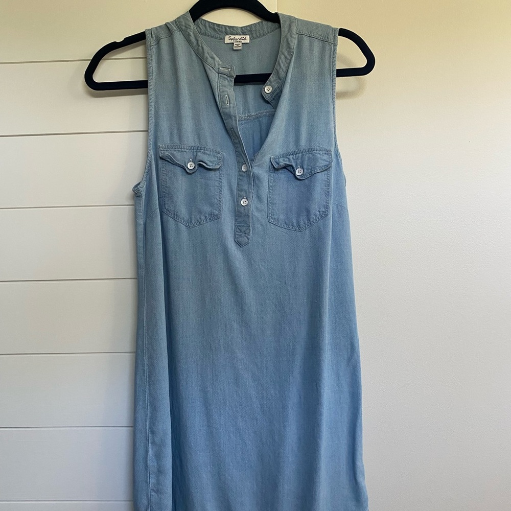 Splendid Chambray Dress XS